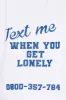 Text Me When You Get Lonely Hoodie - White sold by Fashion Nova