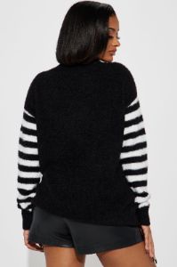 Lovin' Skulls Sweater - Black/combo sold by Fashion Nova