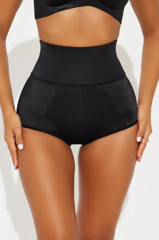 Giving Curves Booty Lifting Padded Shapewear Panty - Black sold by Fashion Nova
