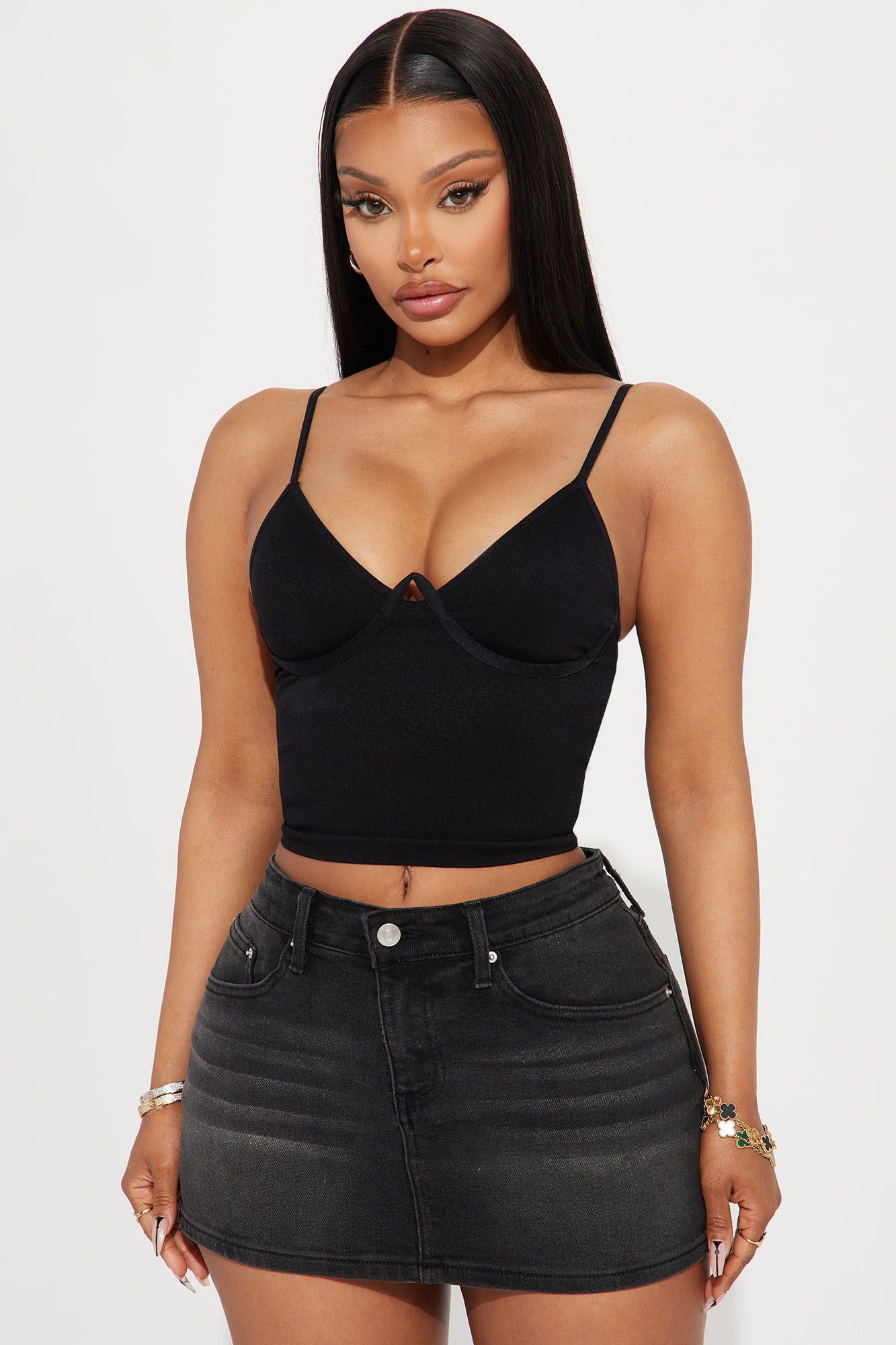 Sammie Tank Top - Black sold by Fashion Nova