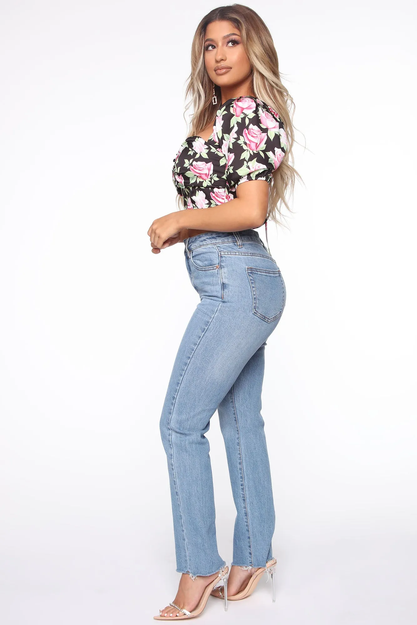 Playa Hermosa Floral Top - Black sold by Fashion Nova product image thumbnail 4