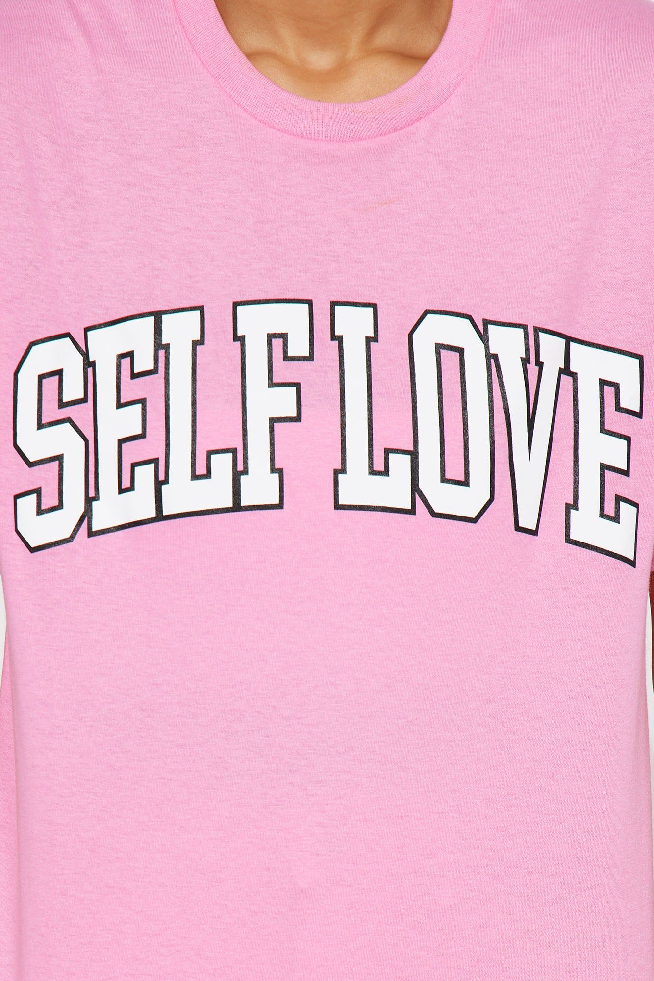 We Need More Self Love Tee - Pink sold by Fashion Nova product image thumbnail 3