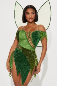 Sassy Fairy 2 Piece Costume Set - Green sold by Fashion Nova