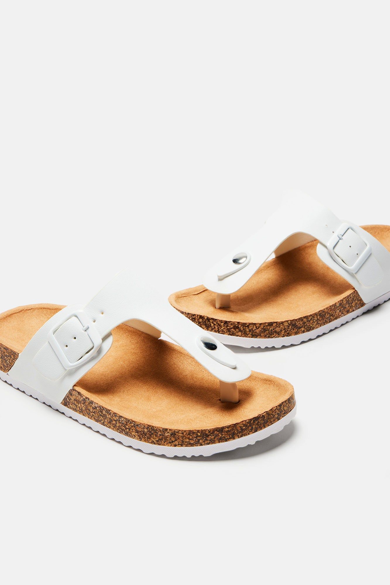 Growing Daily Flip Flops - White sold by Fashion Nova product image thumbnail 4