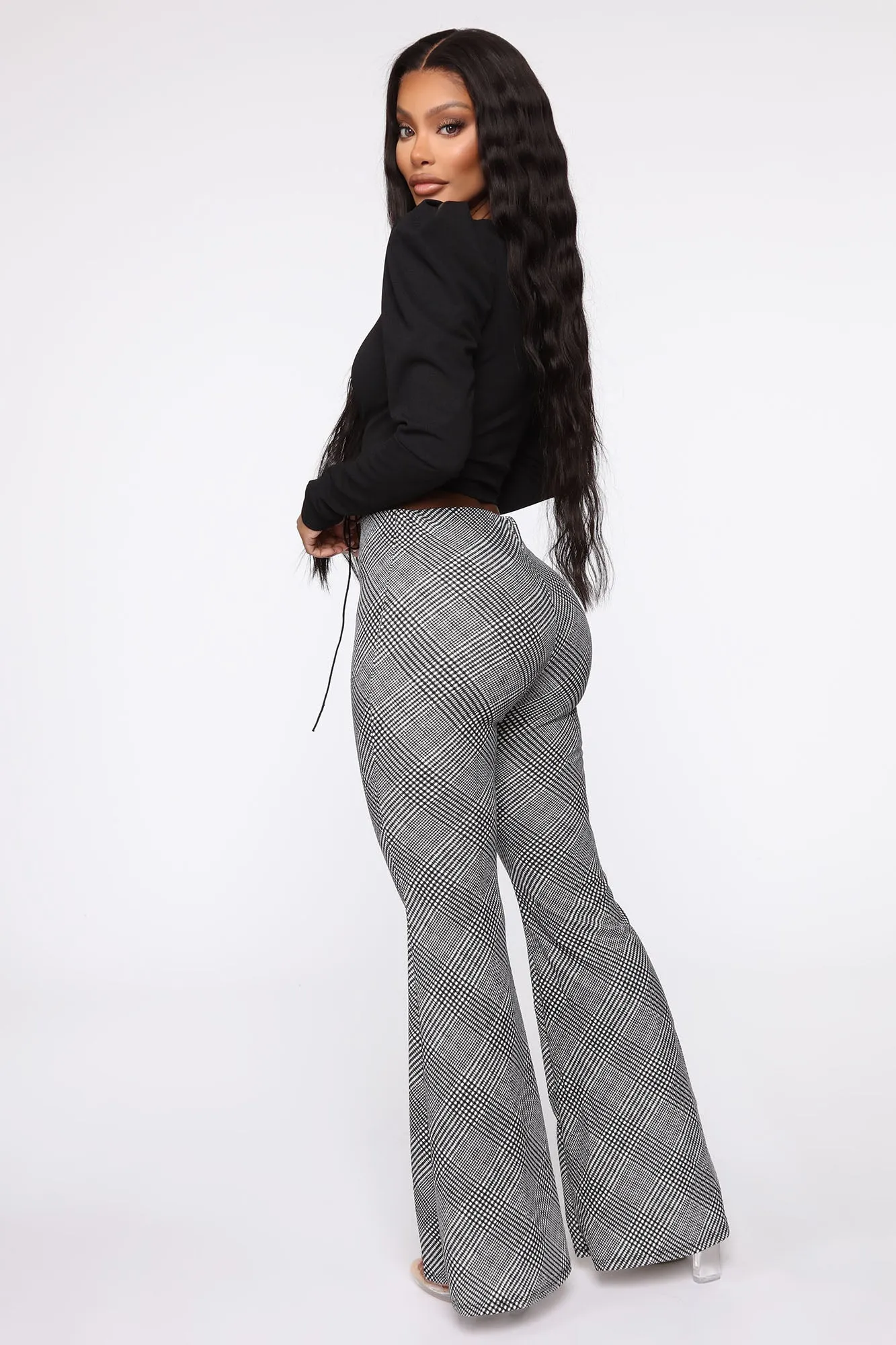 Wait Up Lace Up Top - Black sold by Fashion Nova product image thumbnail 4