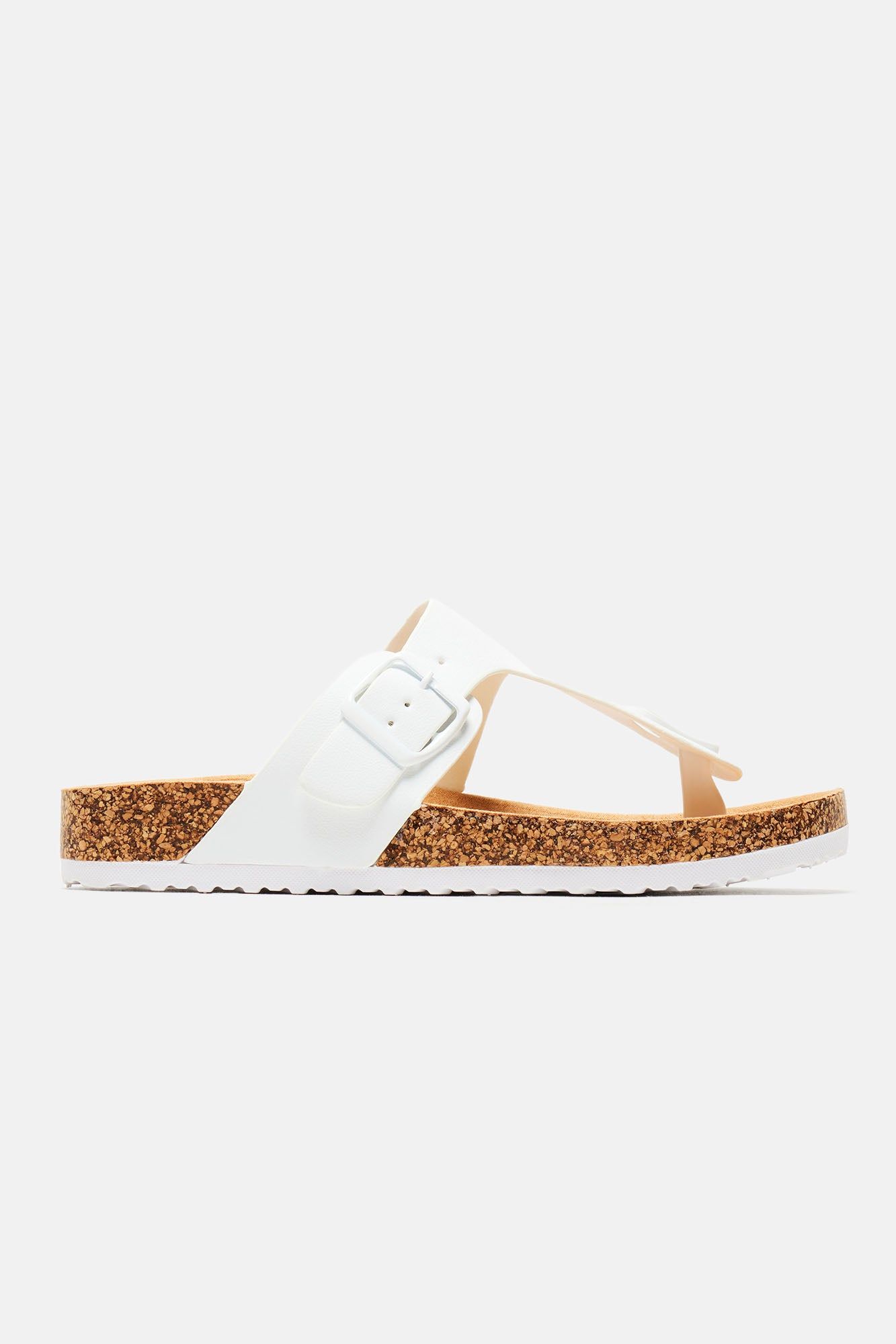 Growing Daily Flip Flops - White sold by Fashion Nova product image thumbnail 5