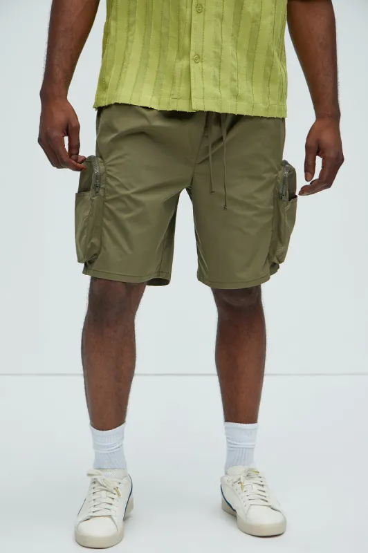 Gage Cargo Shorts - Olive sold by Fashion Nova