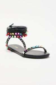 Better With You Flat Sandals - Black sold by Fashion Nova