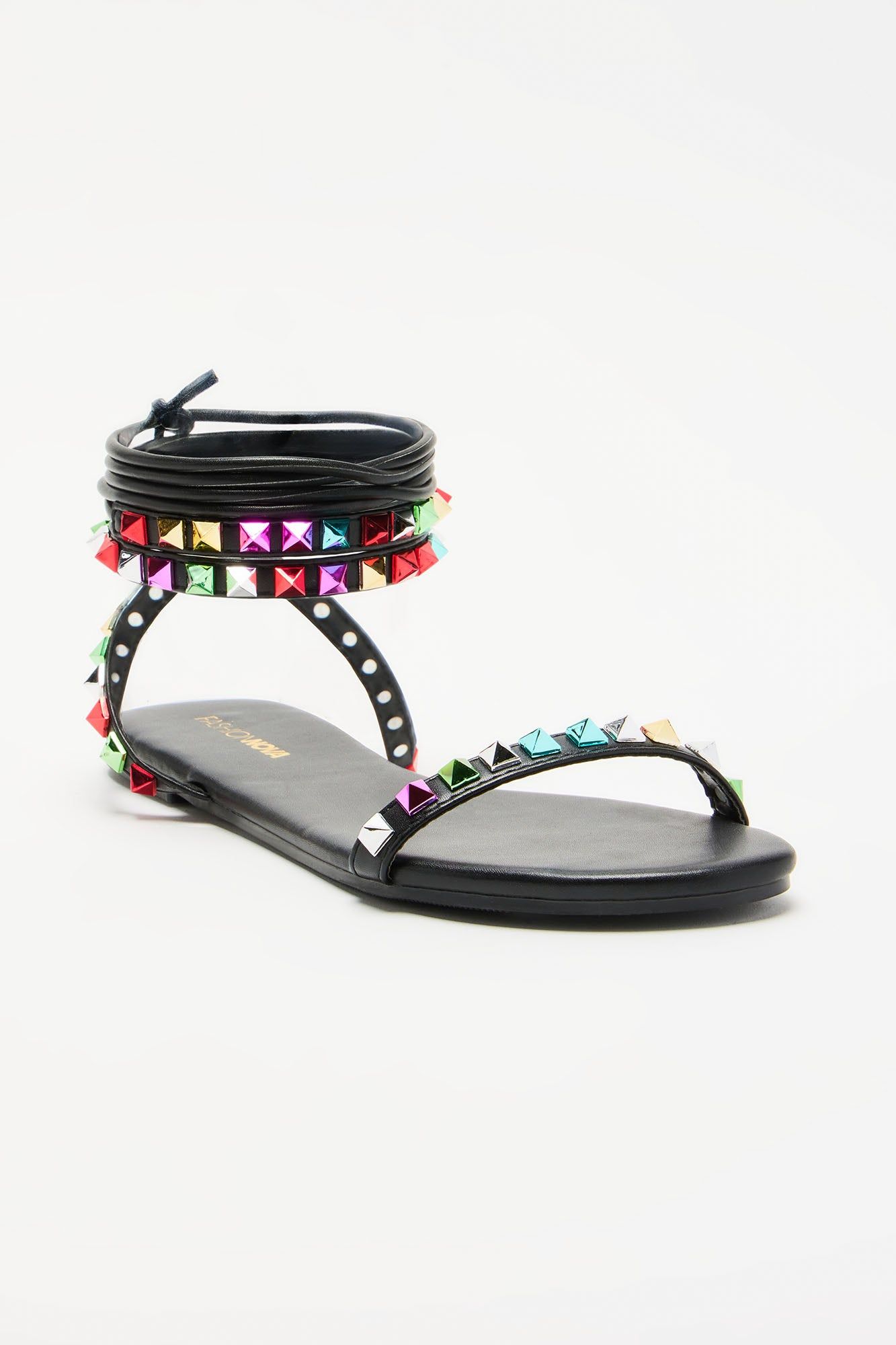 Better With You Flat Sandals - Black sold by Fashion Nova product image thumbnail 3