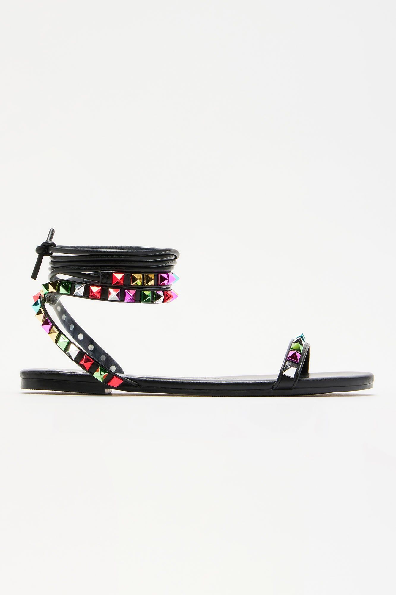 Better With You Flat Sandals - Black sold by Fashion Nova product image thumbnail 2