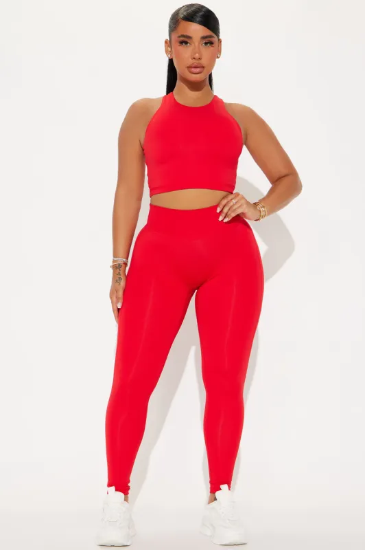 Resistance Training Active Set - Red sold by Fashion Nova
