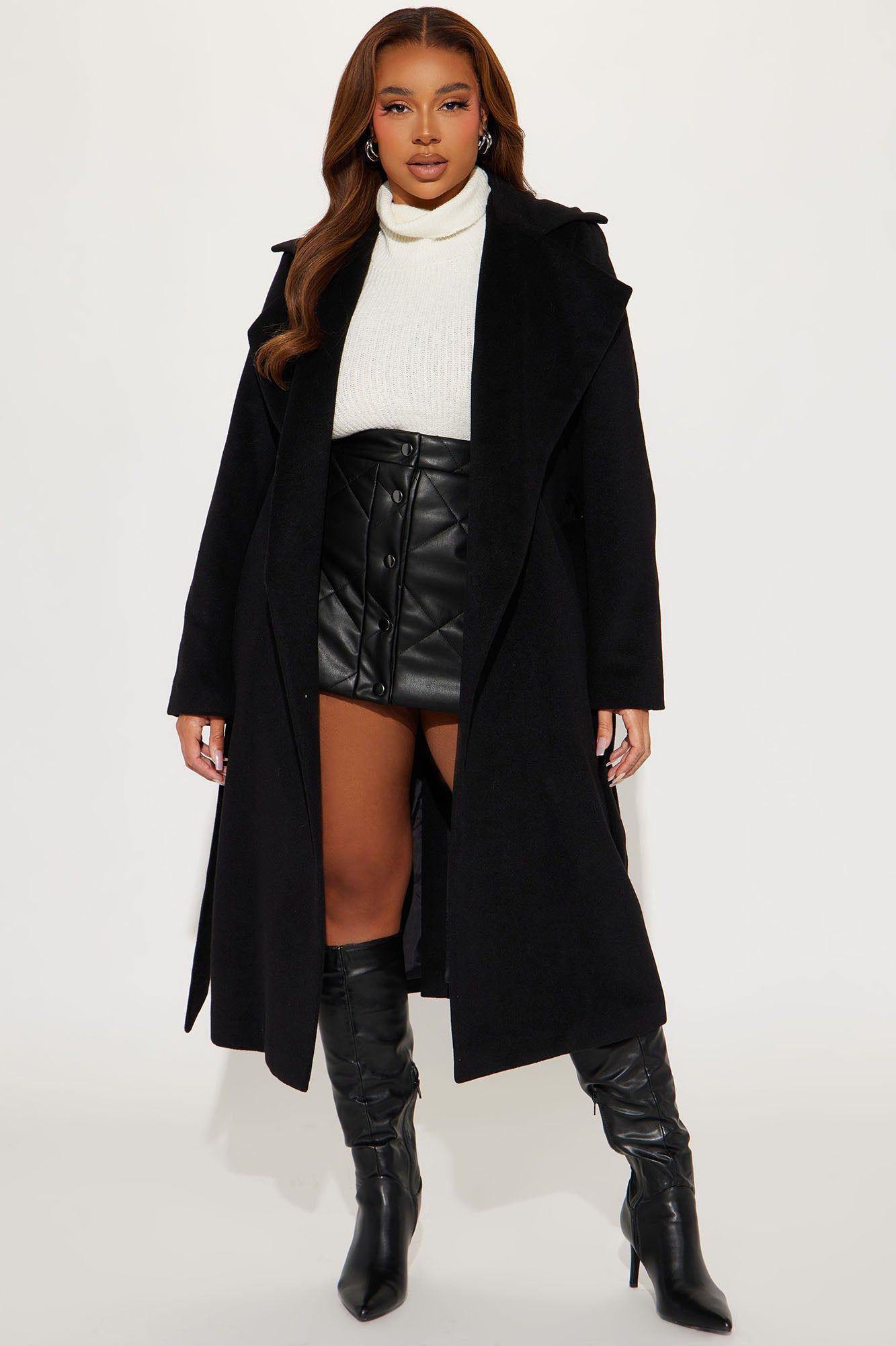Camile Trench Coat - Black sold by Fashion Nova product image thumbnail 4