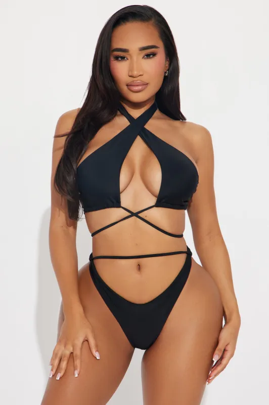 Kenia 2 Piece Bikini - Black sold by Fashion Nova