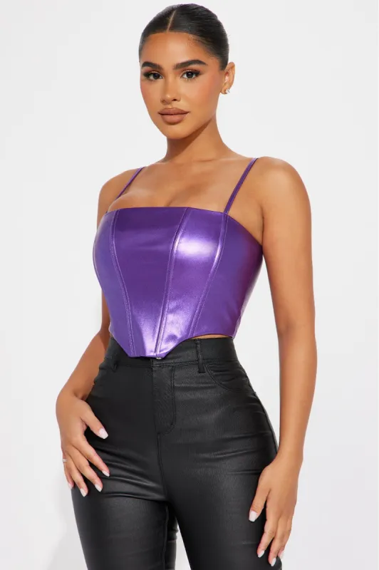 Cosmic Energy Corset Top - Purple sold by Fashion Nova