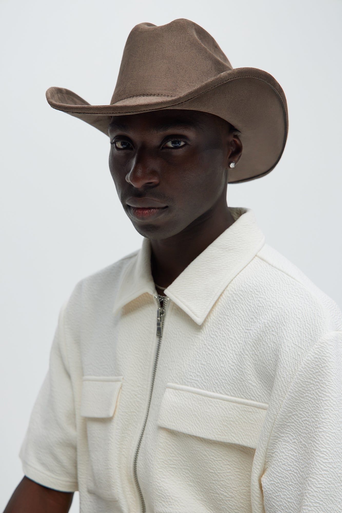 Rocco Cowboy Hat - Dark Brown sold by Fashion Nova