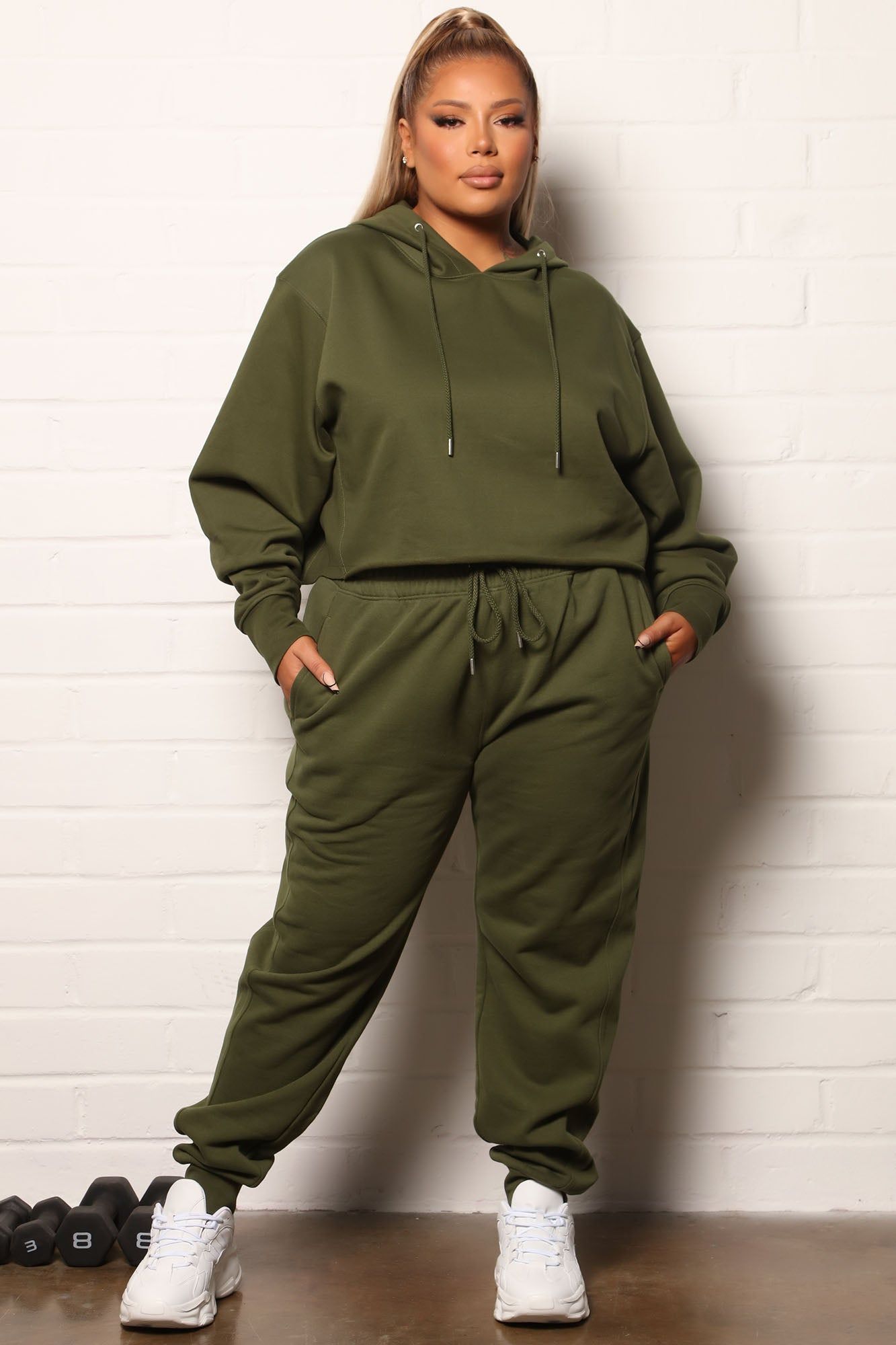 Sport Legend Side Rib Jogger - Army Green sold by Fashion Nova product image thumbnail 5