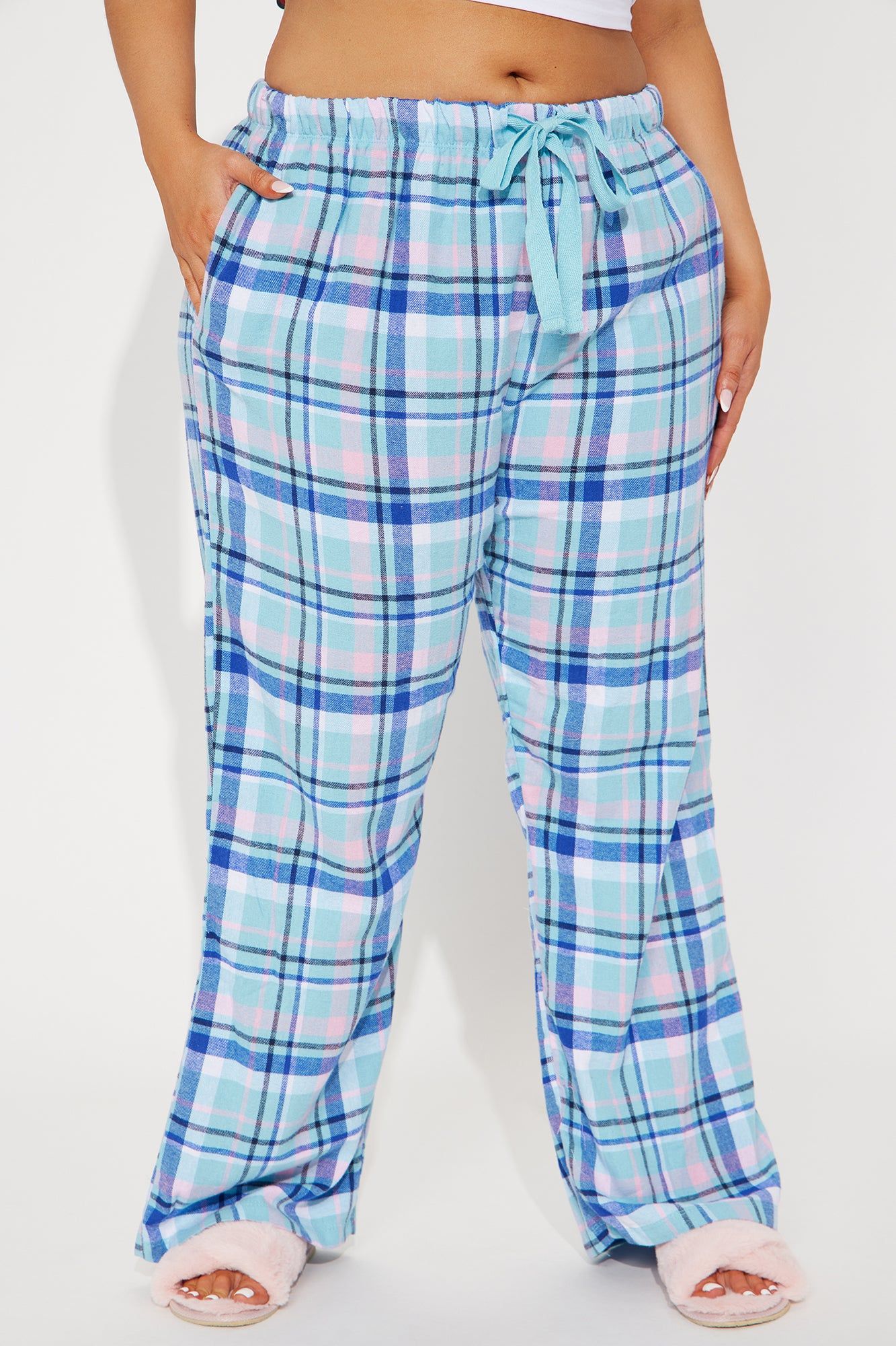Chill Mode Flannel PJ Pants - Blue/combo sold by Fashion Nova product image thumbnail 2