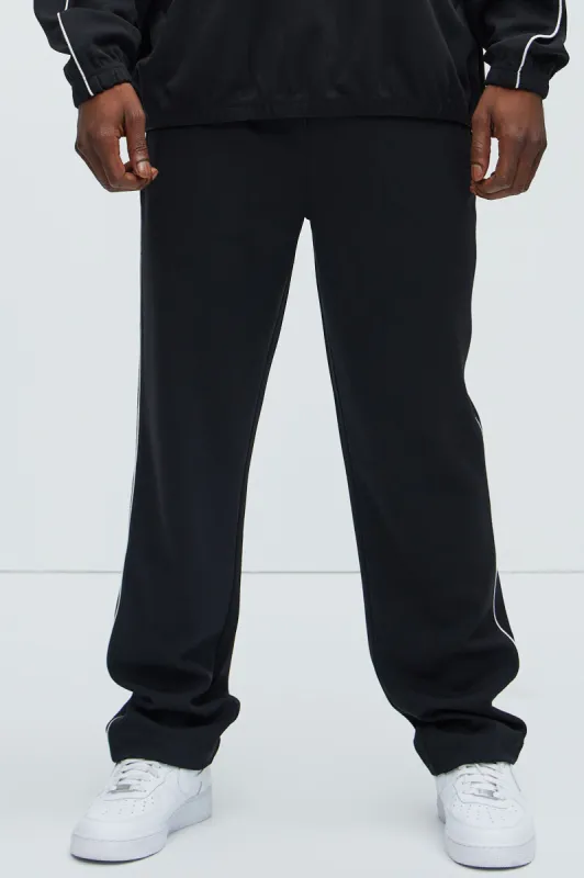 Terry Relaxed Trackpant - Black sold by Fashion Nova