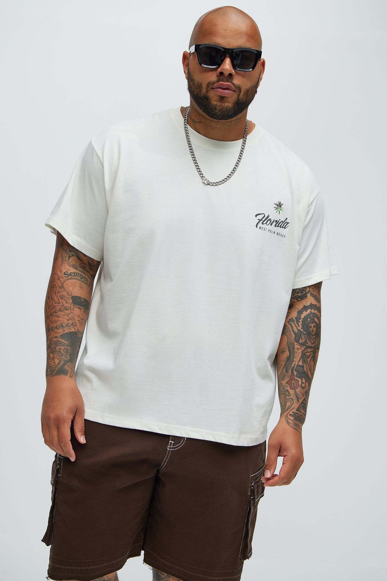 Florida West Palm Beach Short Sleeve Tee - Off White sold by Fashion Nova product image thumbnail 5