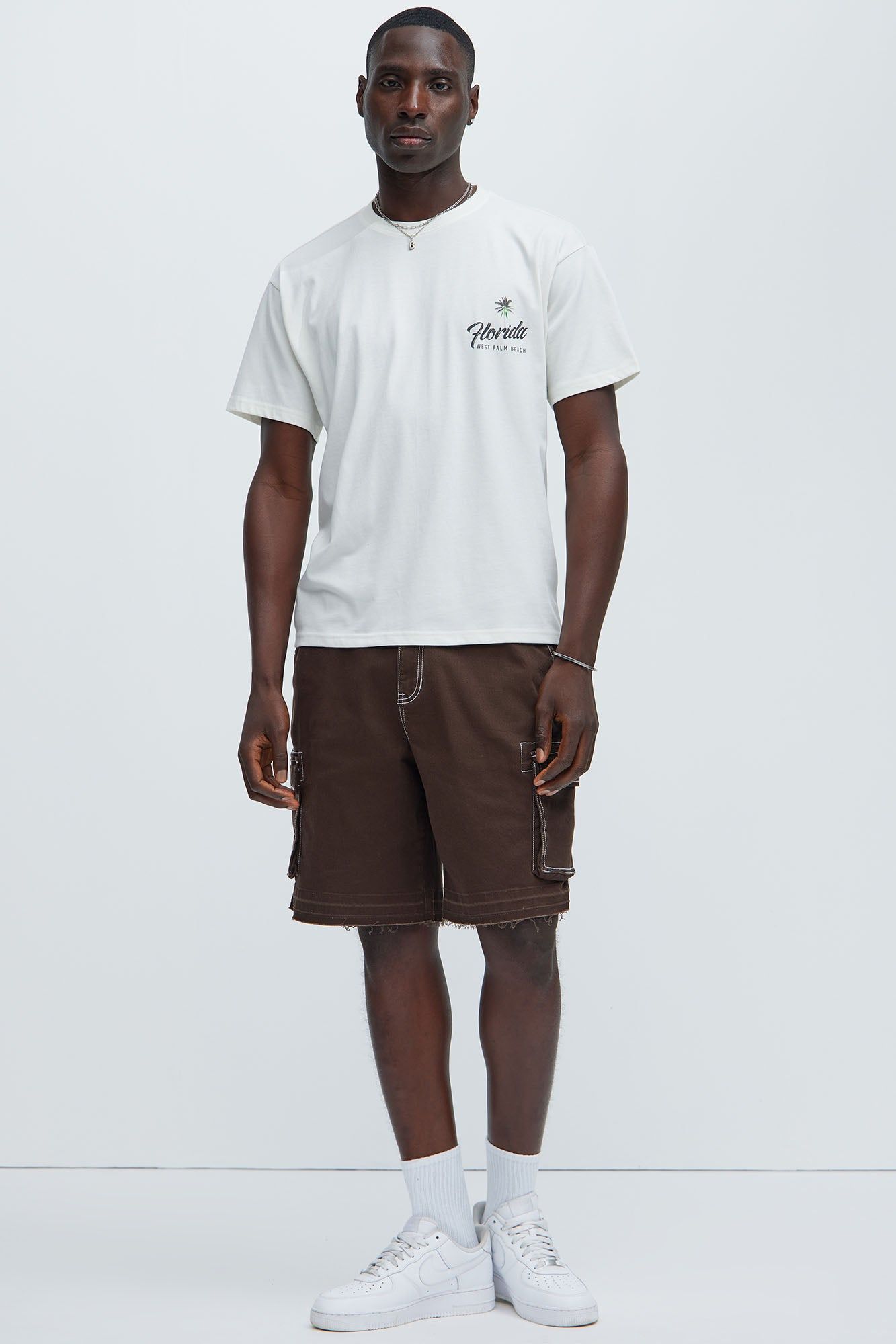 Florida West Palm Beach Short Sleeve Tee - Off White sold by Fashion Nova product image thumbnail 2