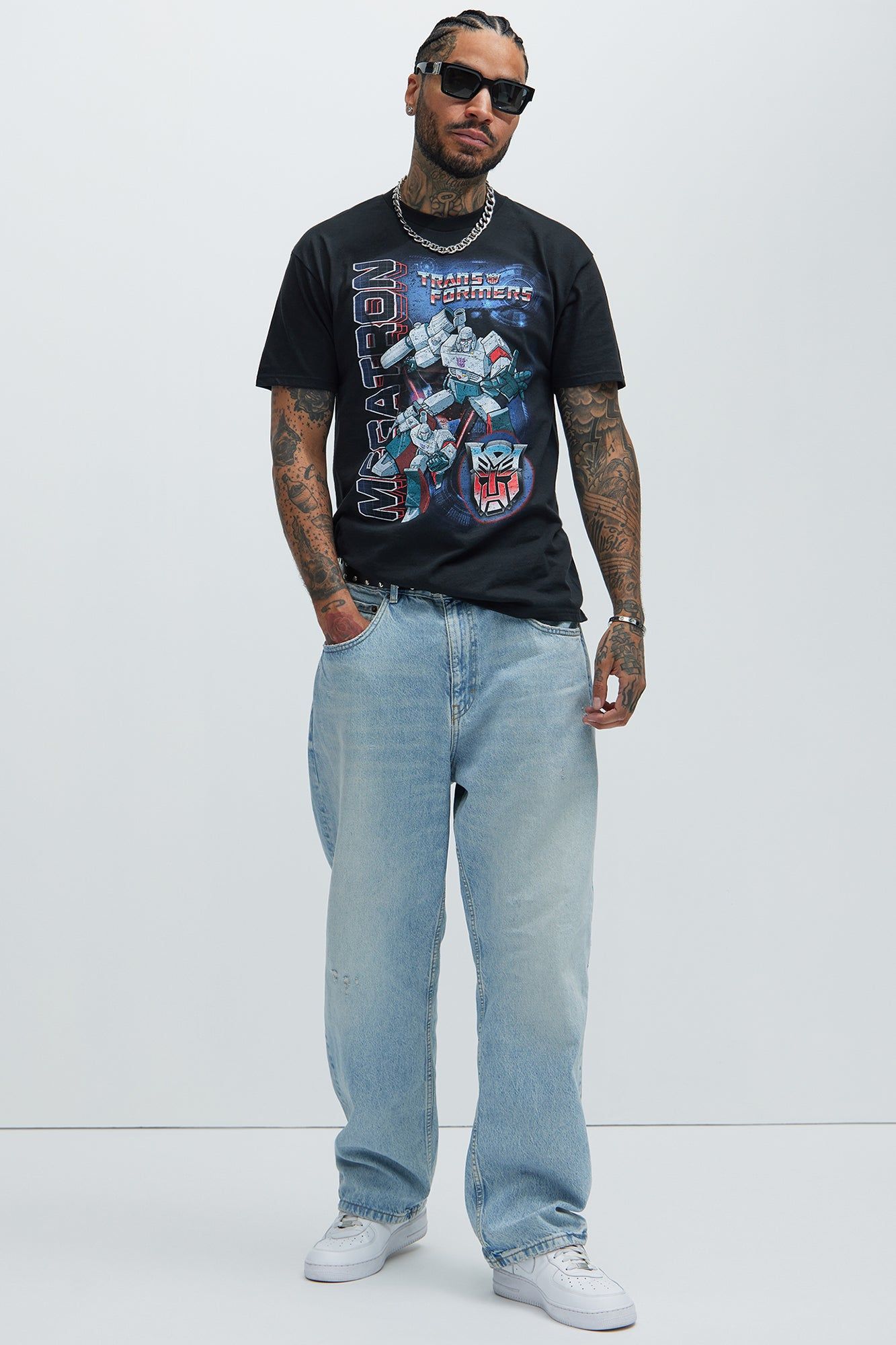 Transformer Megatron Short Sleeve Tee - Black sold by Fashion Nova product image thumbnail 2