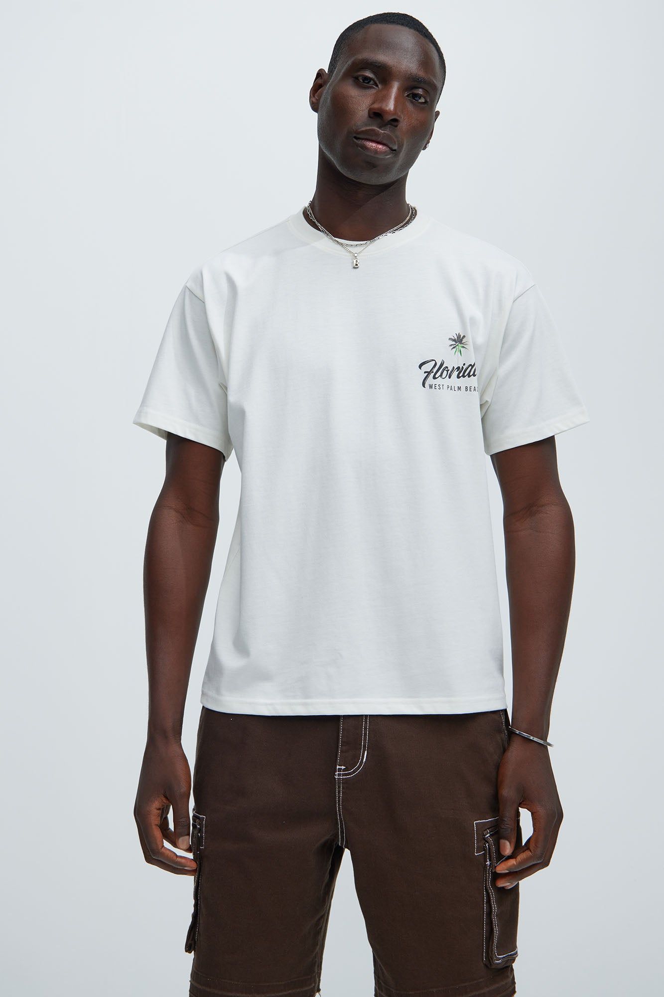 Florida West Palm Beach Short Sleeve Tee - Off White sold by Fashion Nova product image thumbnail 3
