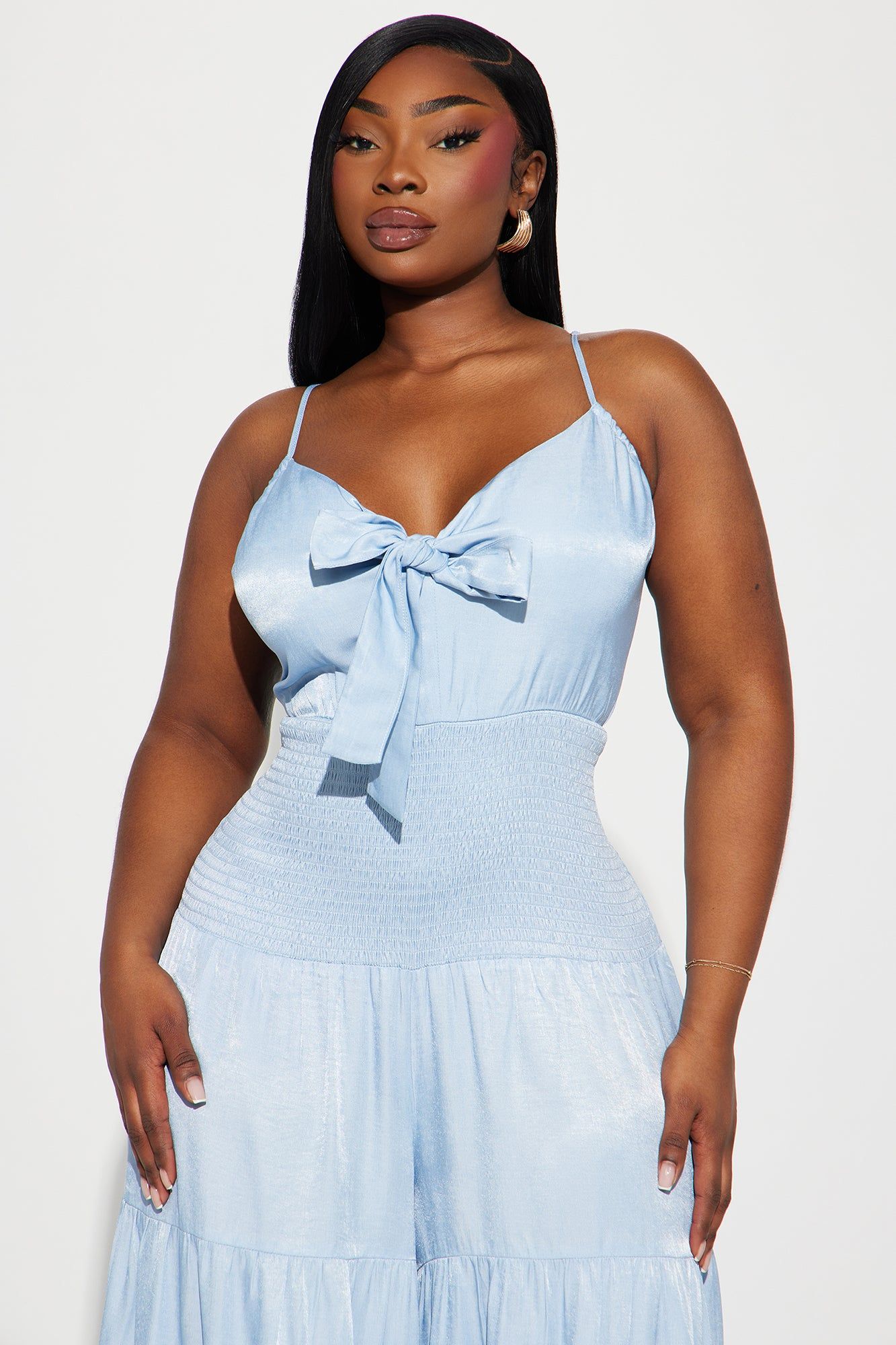 Kamiyah Chambray Jumpsuit - Light Wash sold by Fashion Nova product image thumbnail 5