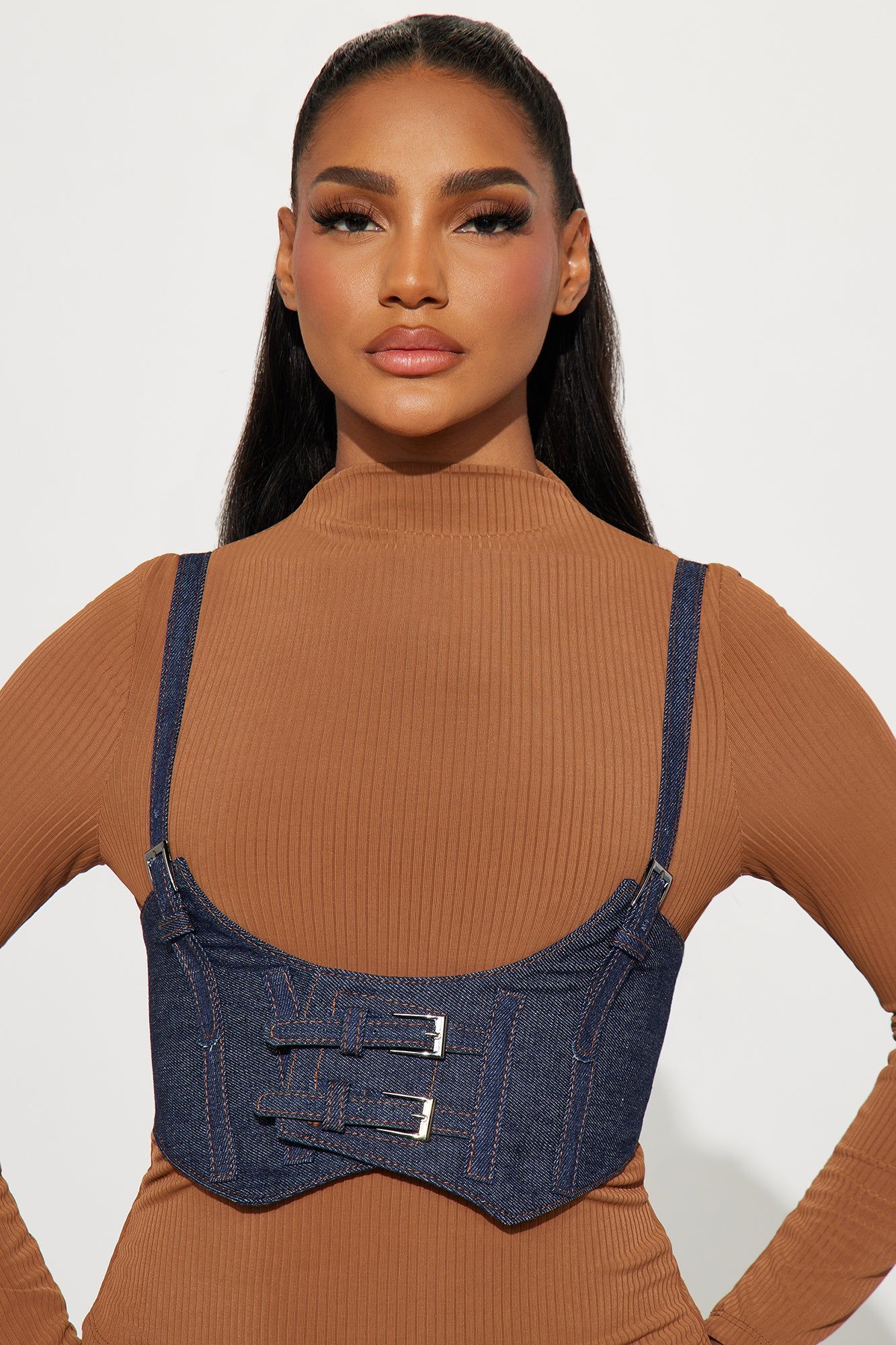 Quite The Vibe Denim Belt - Denim sold by Fashion Nova product image thumbnail 2