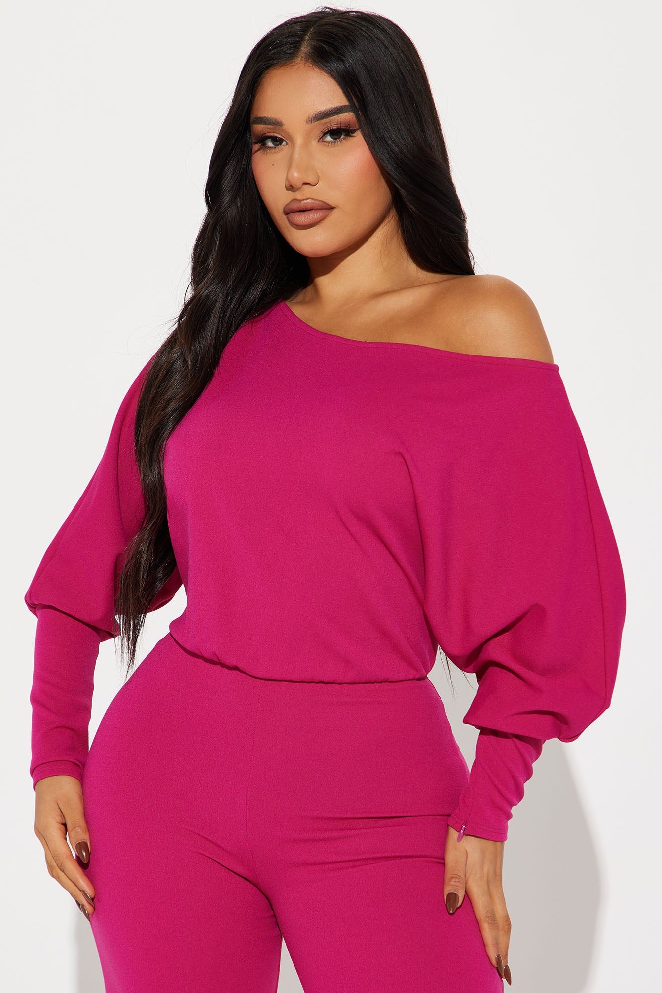 Break Free Jumpsuit - Magenta sold by Fashion Nova product image thumbnail 2