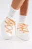 Hit The Snow Platform Booties - White sold by Fashion Nova