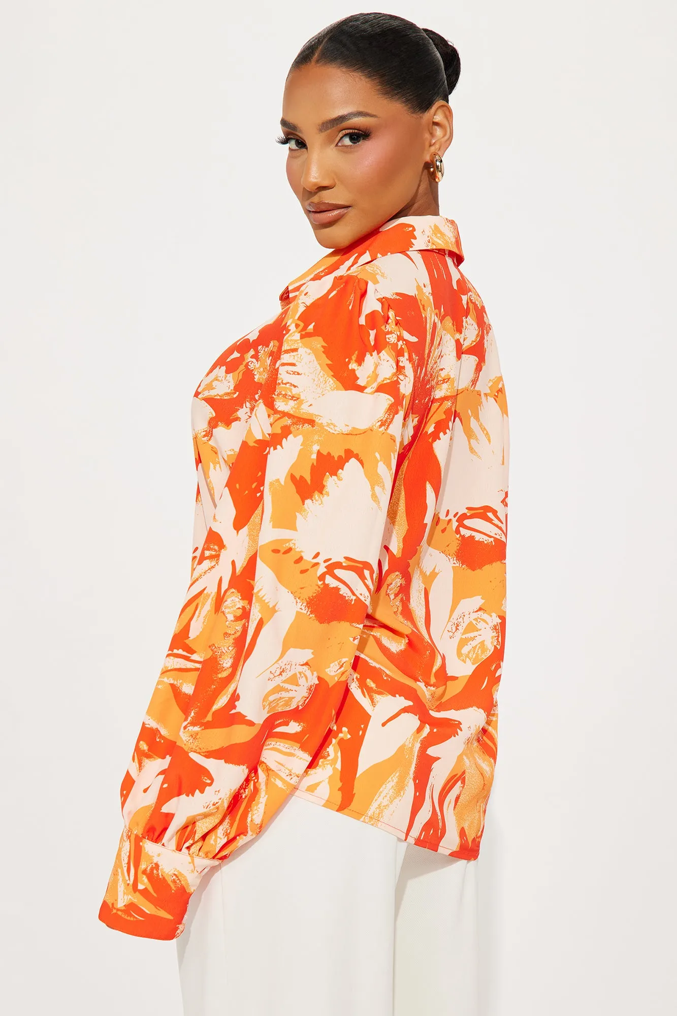 Tangerine Dream Shirt - Orange/combo sold by Fashion Nova product image thumbnail 3
