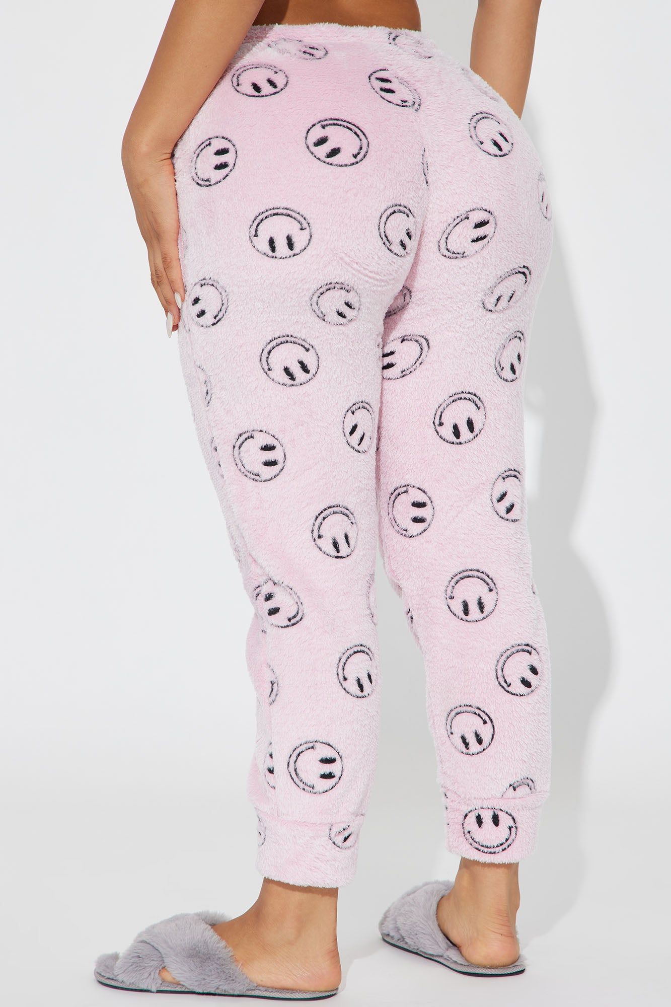 Got Me Smiling Plush PJ Joggers - Pink/combo sold by Fashion Nova product image thumbnail 3