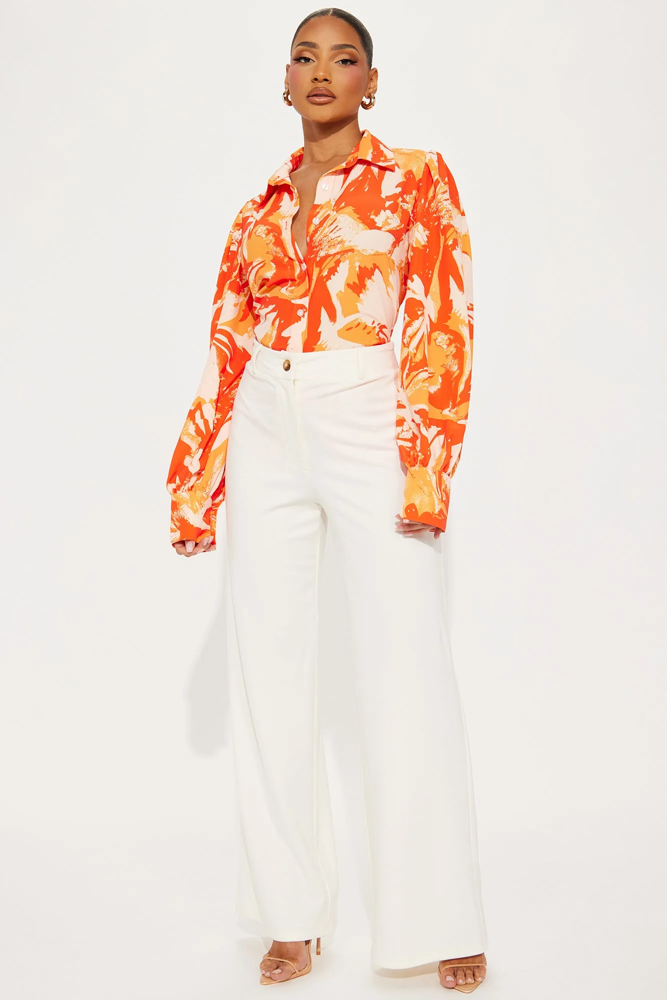 Tangerine Dream Shirt - Orange/combo sold by Fashion Nova product image thumbnail 2