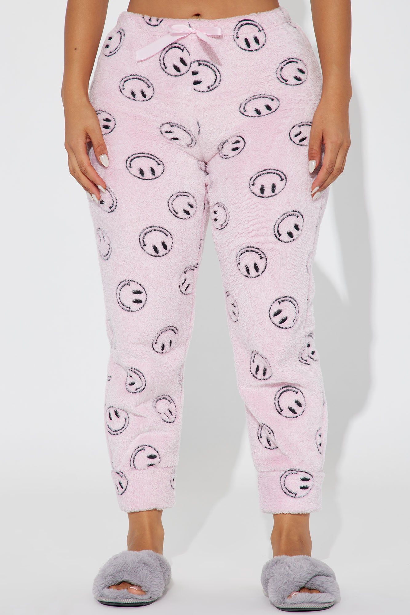 Got Me Smiling Plush PJ Joggers - Pink/combo sold by Fashion Nova product image thumbnail 2