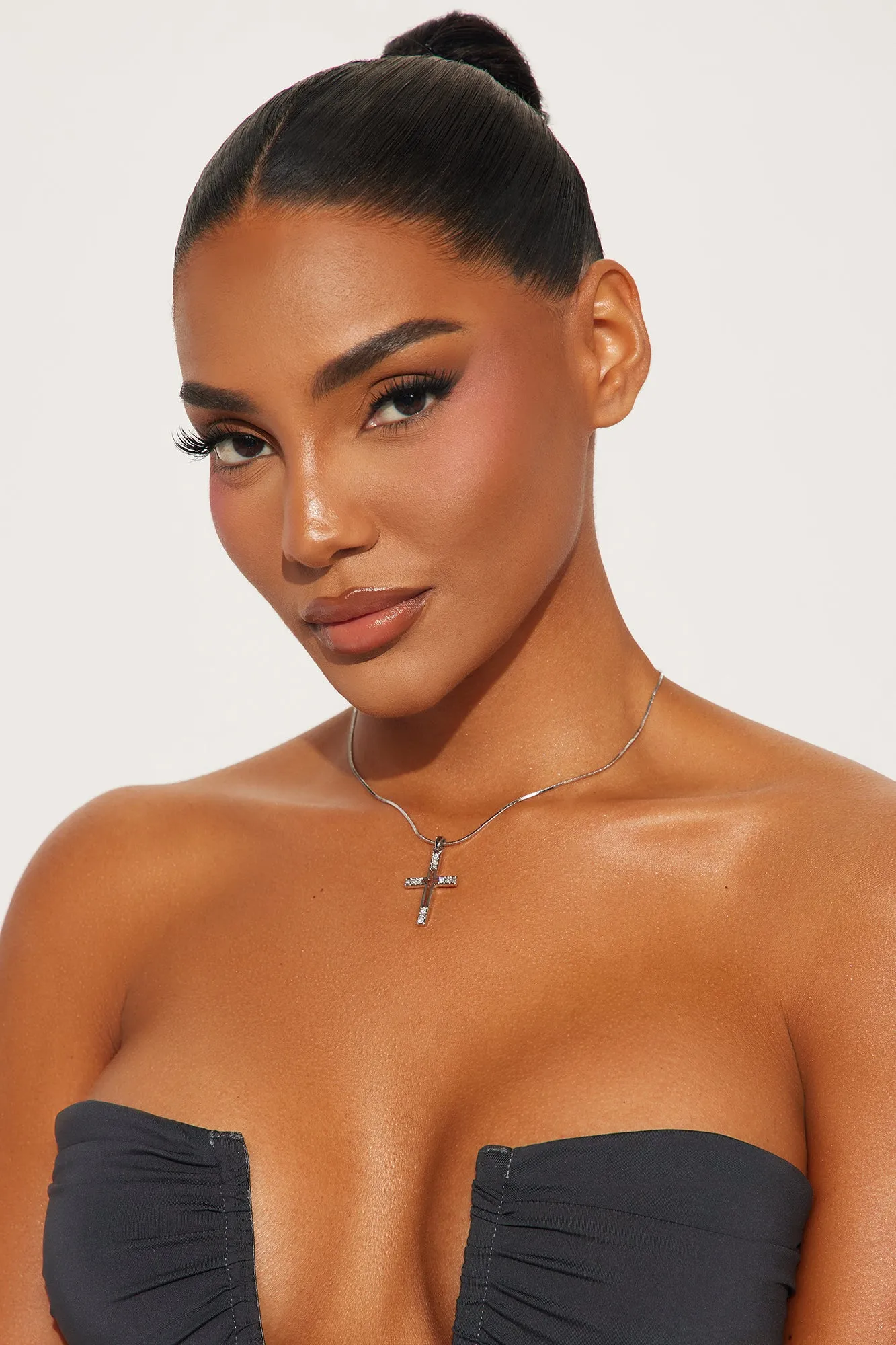 Blessing Cross Necklace - Silver sold by Fashion Nova product image thumbnail 2