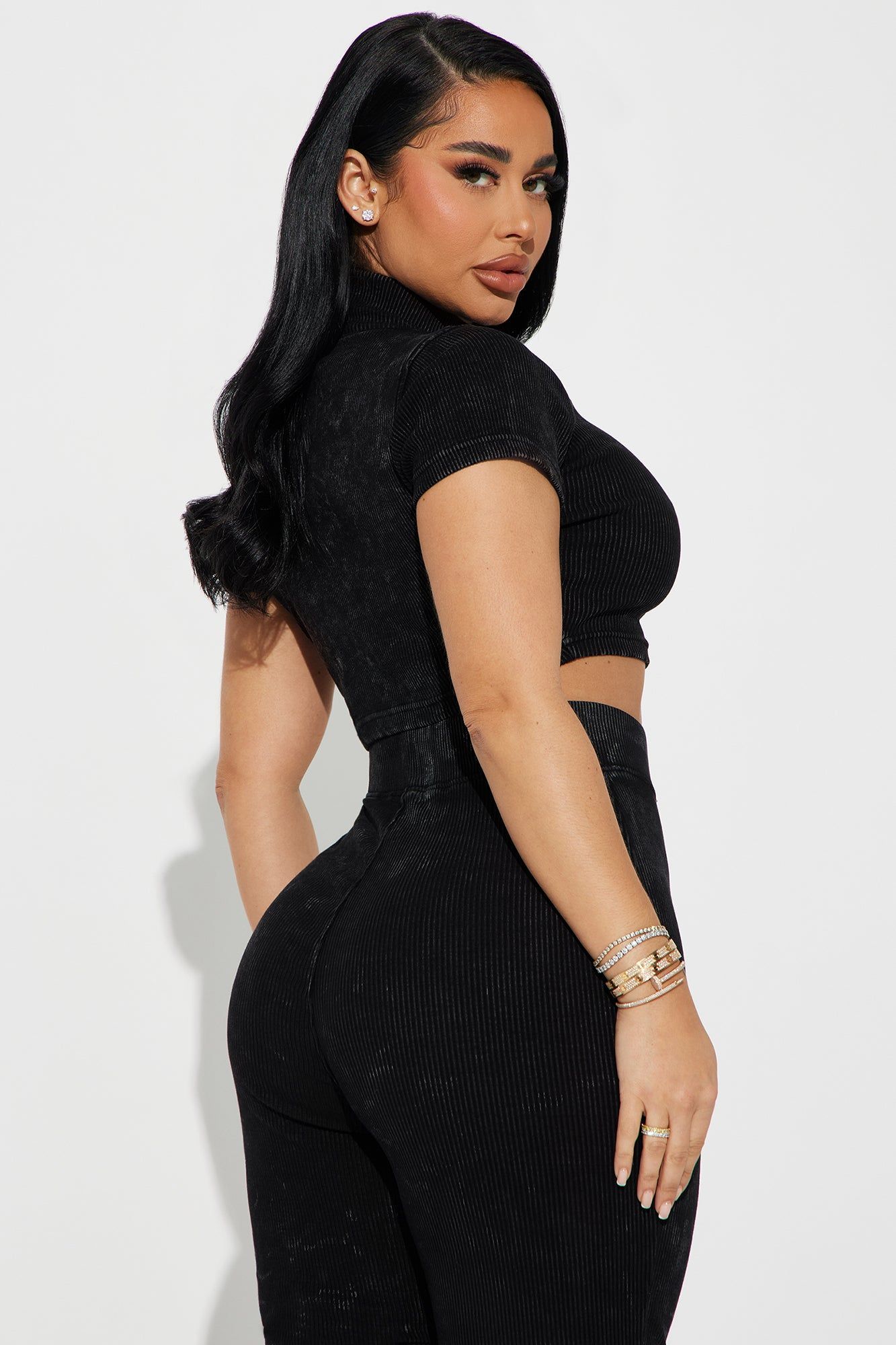 Sexy In The City Washed Top - Black Wash sold by Fashion Nova product image thumbnail 4