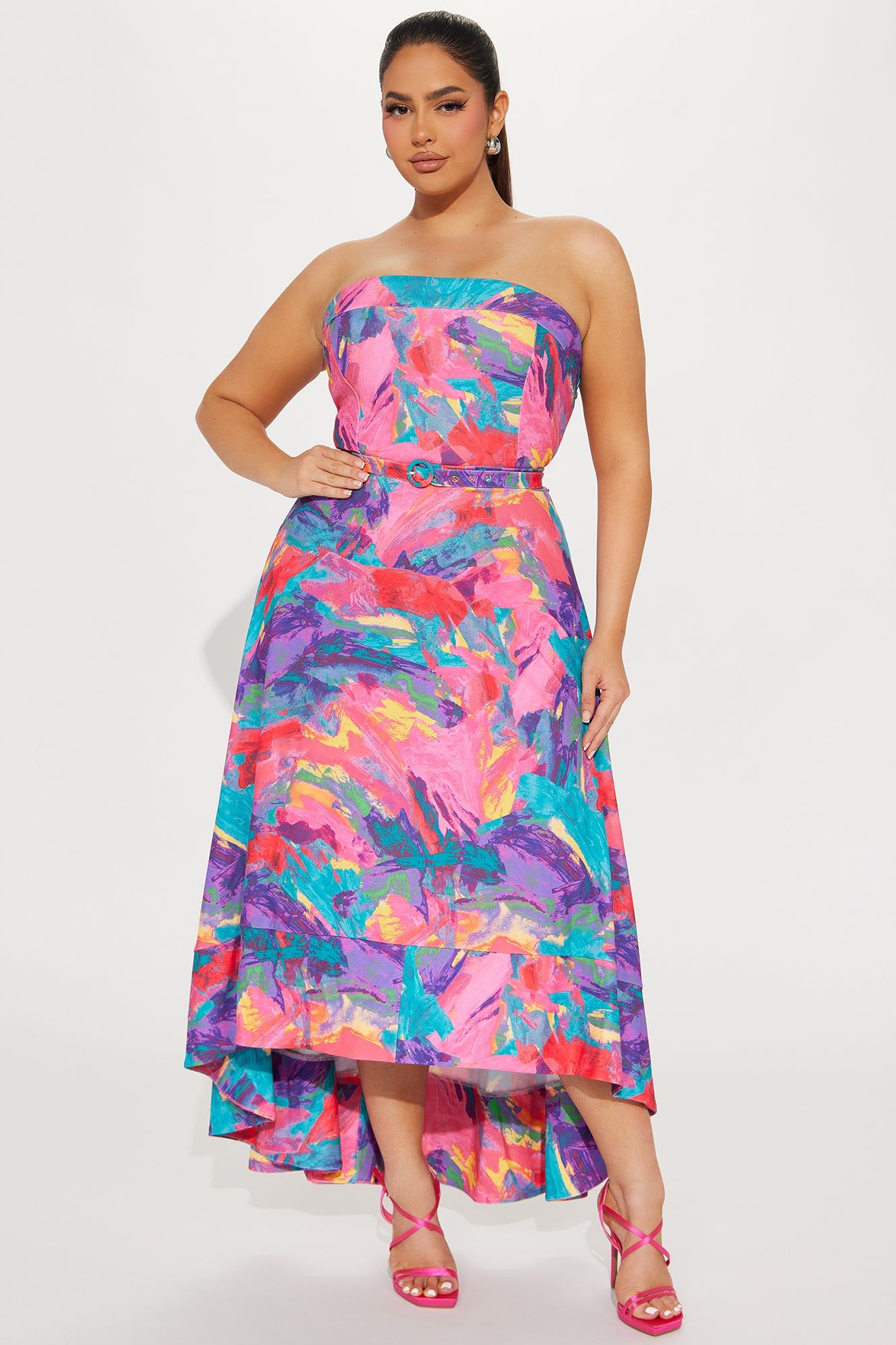 Fiji Island Midi Dress - Purple/combo sold by Fashion Nova product image thumbnail 4