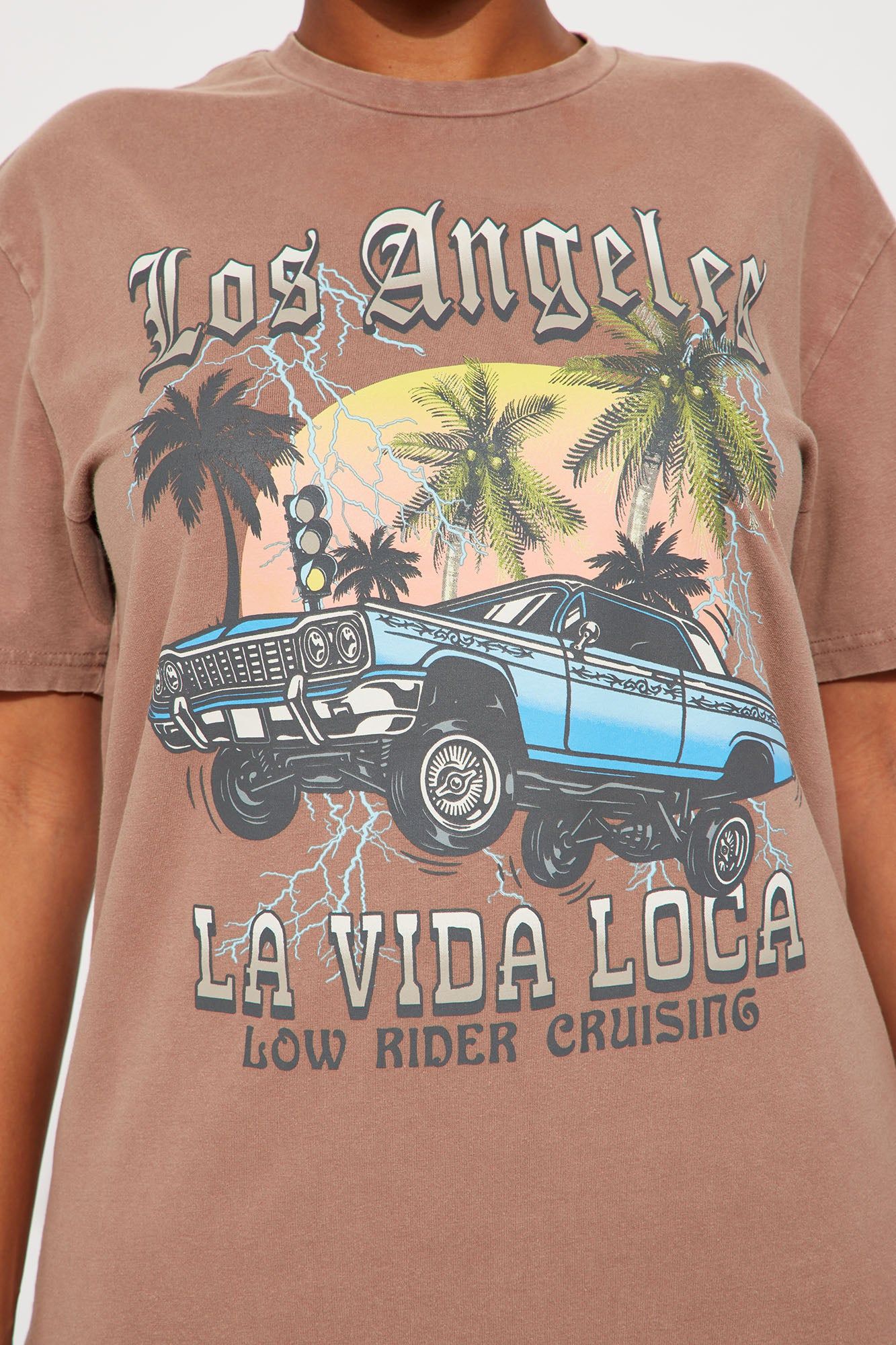 La Vida Loca Mineral Wash Legging Set - Mocha sold by Fashion Nova product image thumbnail 3