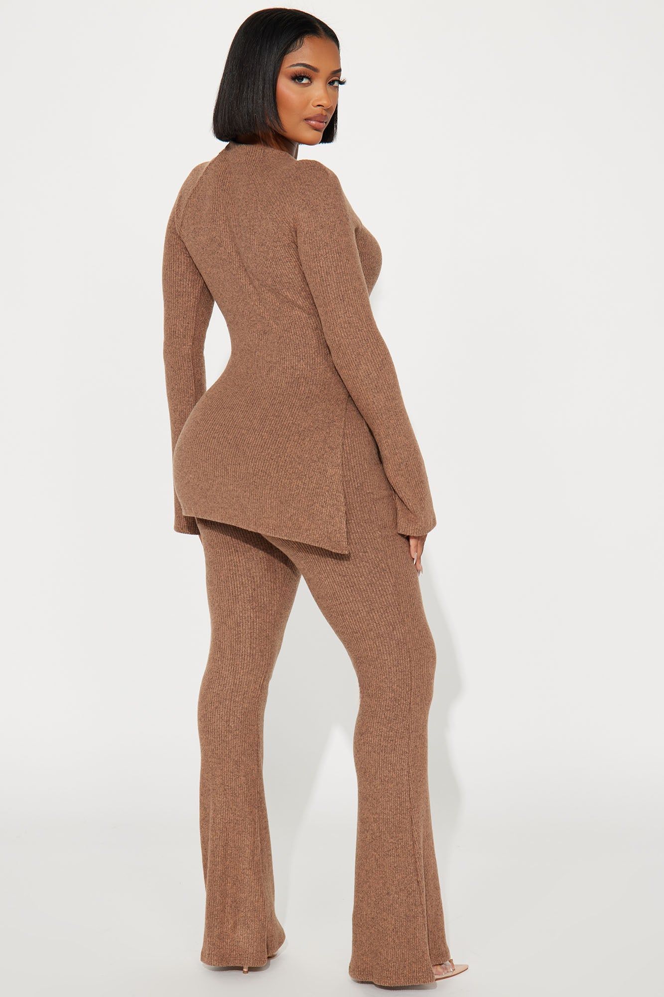 Clarissa Cozy Pant Set - Mocha sold by Fashion Nova product image thumbnail 3