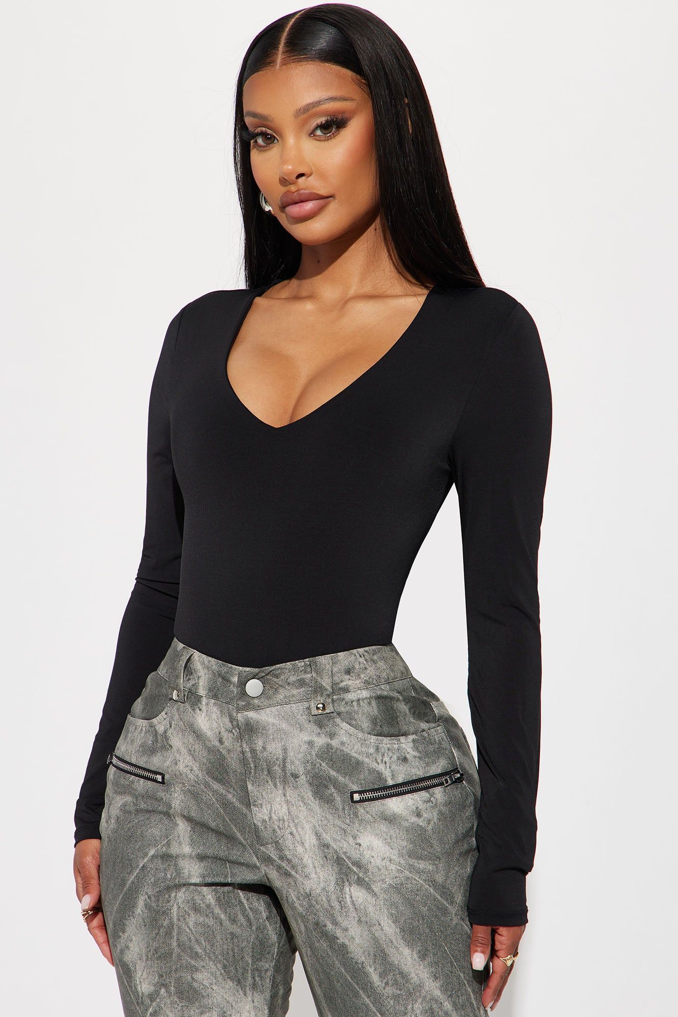Obsessed With Me Bodysuit - Black sold by Fashion Nova product image thumbnail 3