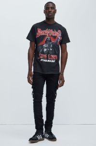 Star Wars Darth Vader Sith Lord Short Sleeve Tee - Black sold by Fashion Nova