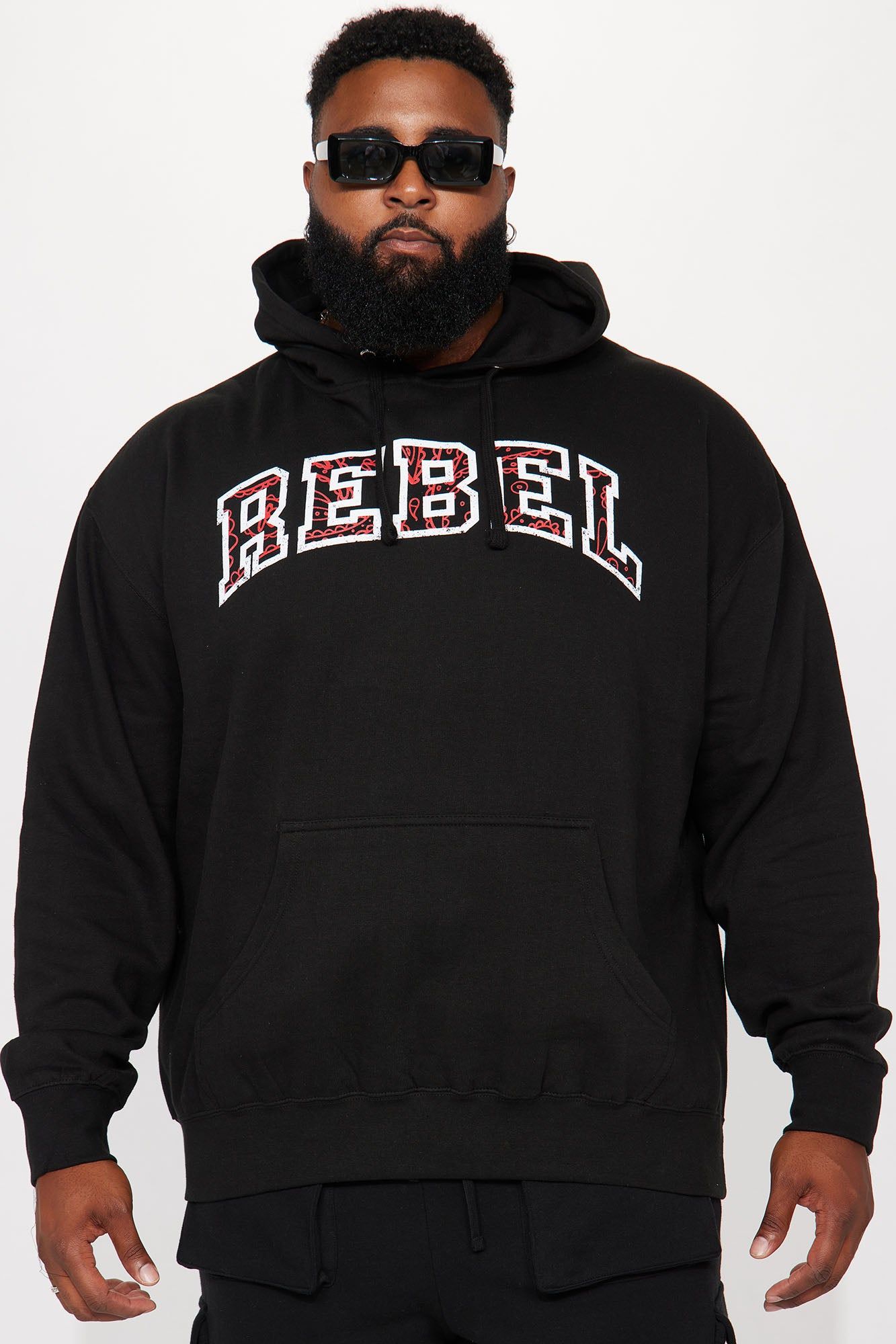Rebel Paisley Hoodie - Black sold by Fashion Nova product image thumbnail 2