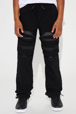 Mini Another Day Nylon Cargo Pants - Black sold by Fashion Nova