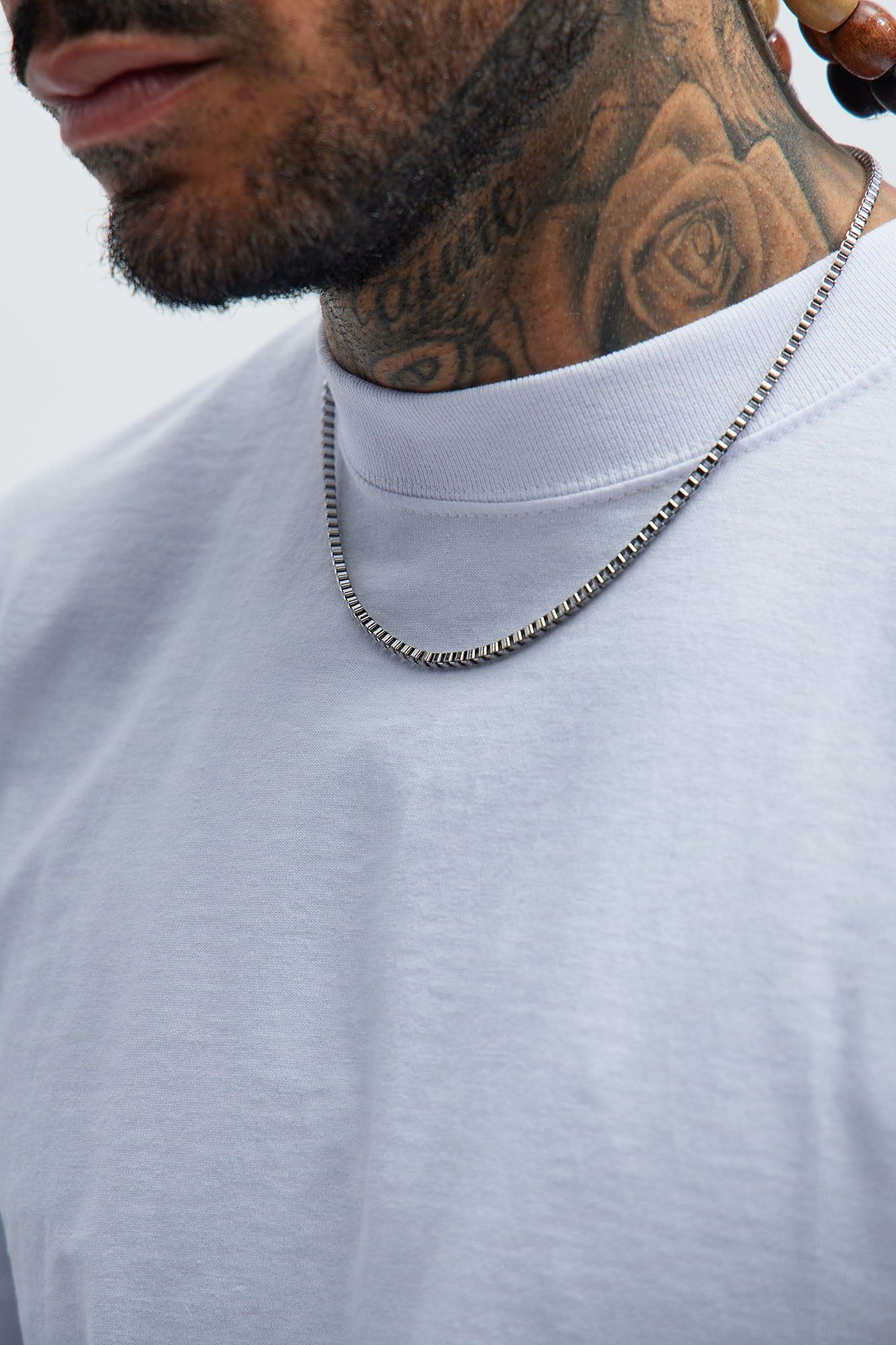 3mm Premium 20″ Box Chain Necklace - Silver sold by Fashion Nova