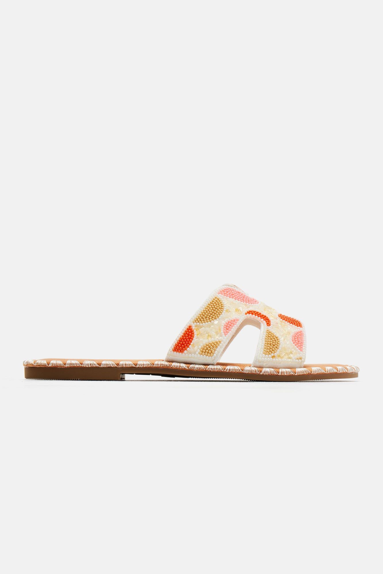Treated You Right Flat Sandals - White sold by Fashion Nova product image thumbnail 3