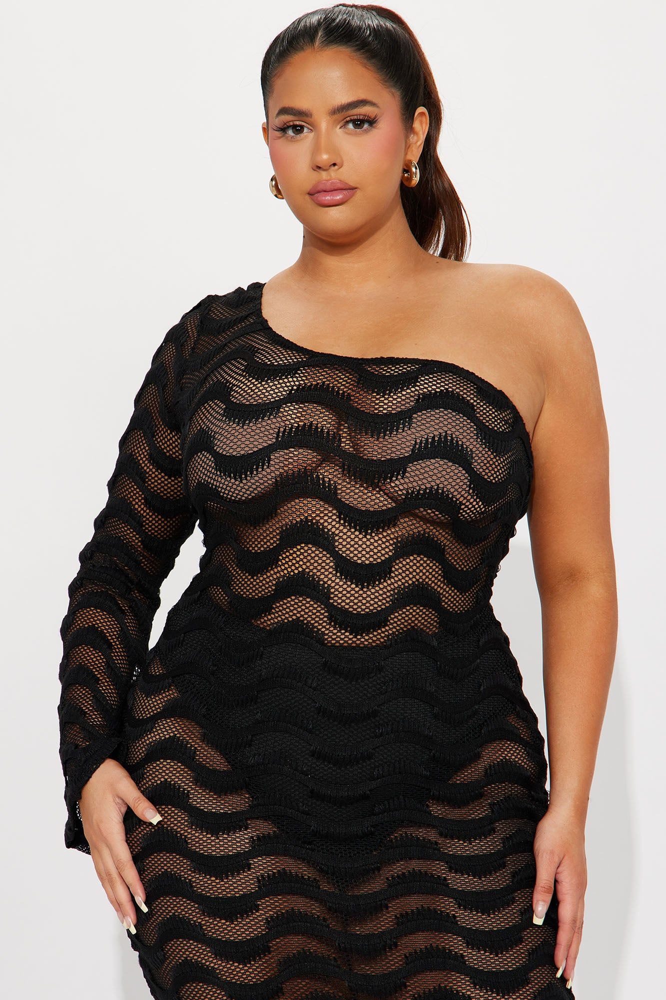 Bell Crochet Maxi Dress - Black sold by Fashion Nova product image thumbnail 5