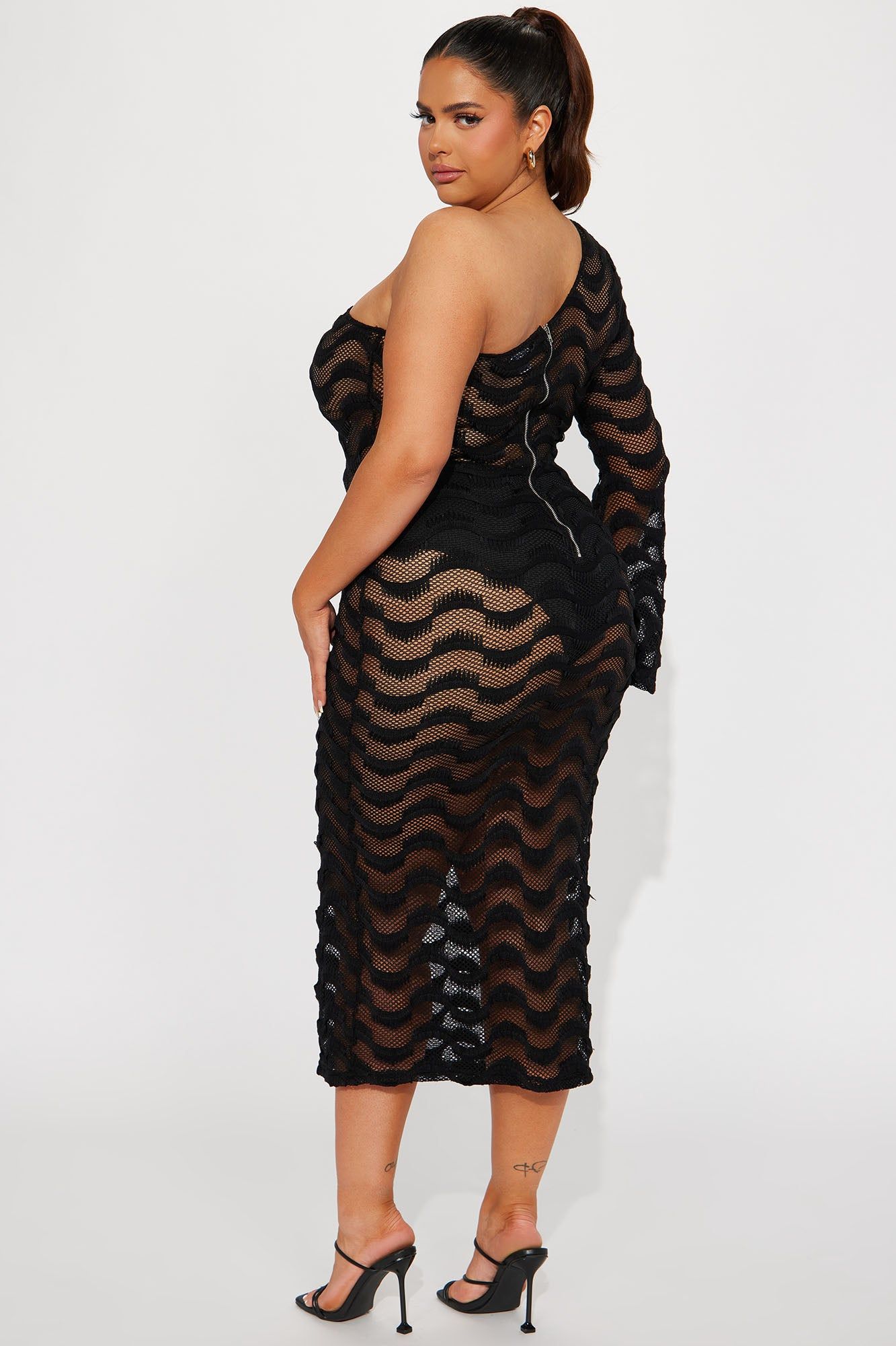 Bell Crochet Maxi Dress - Black sold by Fashion Nova product image thumbnail 6