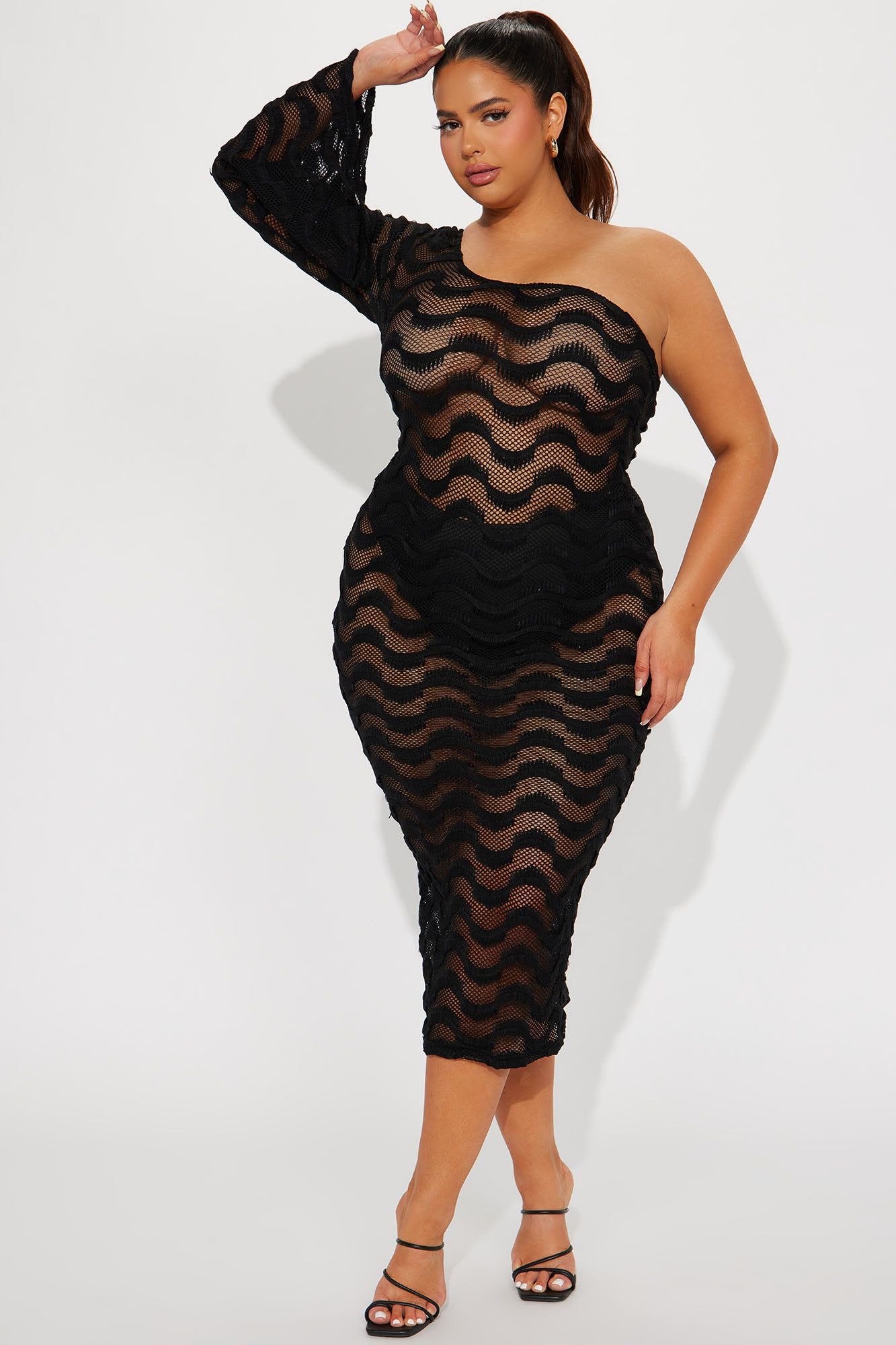 Bell Crochet Maxi Dress - Black sold by Fashion Nova product image thumbnail 4
