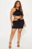 Problem Maker Skirt Set - Black sold by Fashion Nova