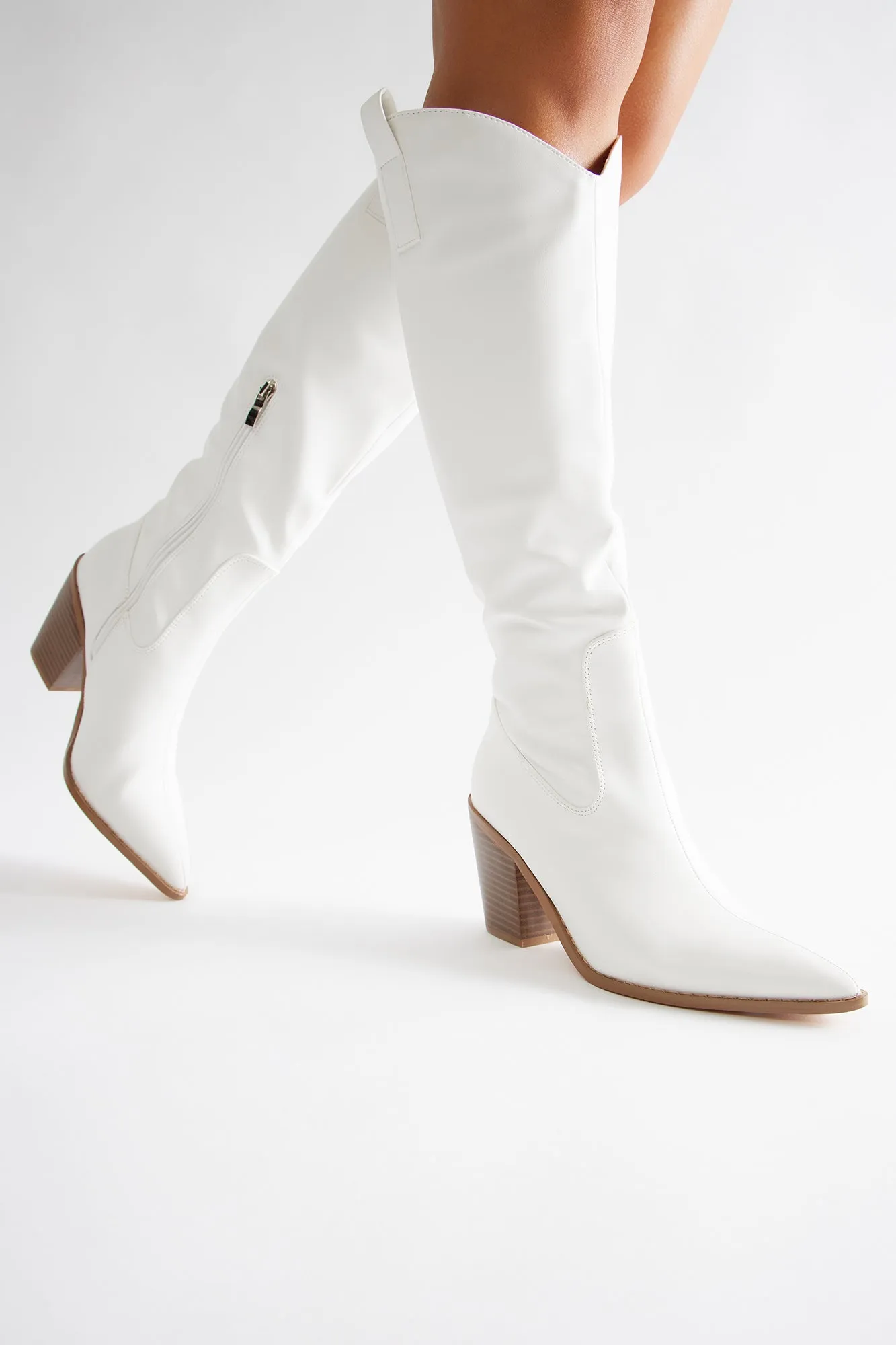 Kentucky Derby Cowboy Boots - White sold by Fashion Nova product image thumbnail 2